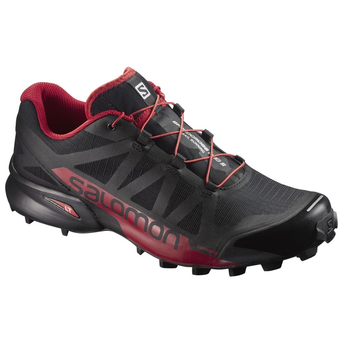 Zapatillas Trail Running Salomon Hombre Negras / Burdeos - Salomon Argentina SPEEDCROSS PRO 2 ,72635